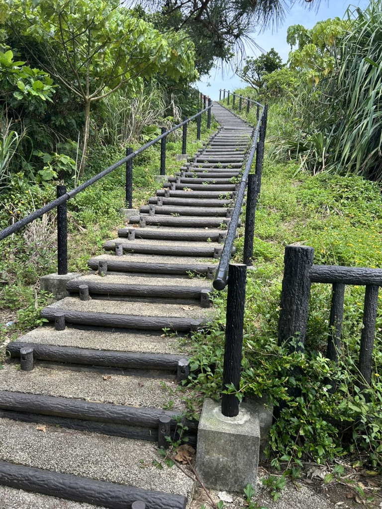 西大岳の階段
