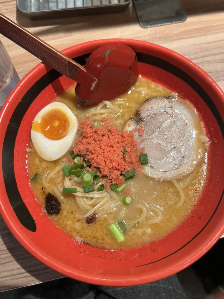 空港の味噌ラーメン